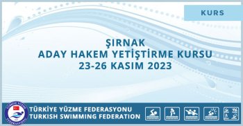 ŞIRNAK / YÜZME ADAY HAKEM KURSU 23-26.11.2023