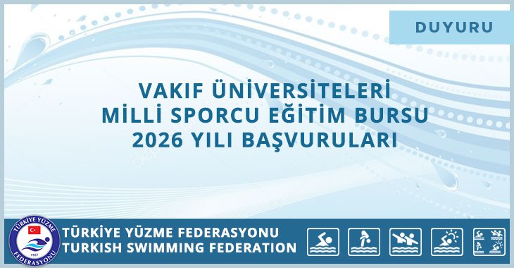 VAKIF ÜNİVERSİTELERİ MİLLİ SPORCU EĞİTİM BURSU 2026 YILI BAŞVURULARI